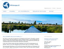 Tablet Screenshot of ifs-europe.net